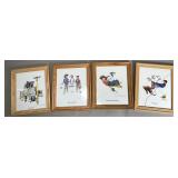4 Framed Norman Rockwell Prints