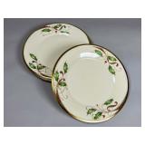 Lenox Holiday Nouveau 9' Plates Set of Four
