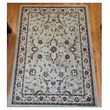 Isfahan Pattern 100% Nylon Area Rug 5'4' x 7'8'