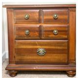 Broyhill Wood Three-Drawer Nightstand