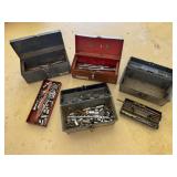 Metal Toolboxes With Hand Tools