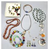 Costume Jewelry Necklaces and Earrings