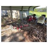 4 Lawn Mowers Ride-On and Push Types