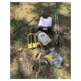 Garden Tools Lot With Greenwood Sprayer