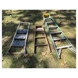 Three-Step Stools and Davidson Ladder Lot