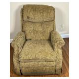 Upholstered Recliner Armchair with Lever