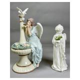 Porcelain Angel Figurines Including O'Neill