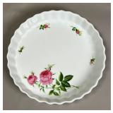 Christinholm Porcelain Pie Dish with Roses