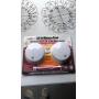 120v smoke alarms, tin of buttons and 2 others