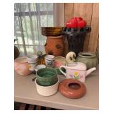 Great grouping of various style and size planters