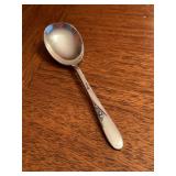 Sterling Easterling Rose Spray Cream Soup Spoon…..29.7 grams