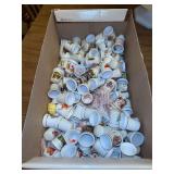 Large collection of ceramic and porcelain thimbles…..too many to take individual pics so please see sampling pics