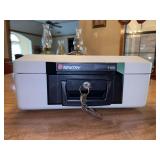 Sentry 1100 Fireproof Lock Box with key