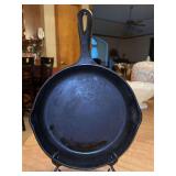 Martin Stove & Range Co. 10-1/4” cast iron skillet…..handle marked 7