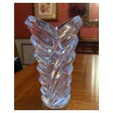 Beautiful Mikasa Wyndham Crystal Vase…..9” tall and in original box