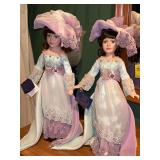 (2) BL Collectibles “Duchess Marie Beatrice” porcelain dolls….15” tall