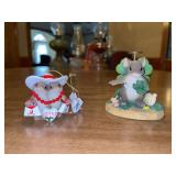 (2) Limited Edition Charming Tails by Fitz & Floyd…..left is 98/558 and right is 88/102…..see descrip for additional info