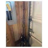 Grouping of fishing poles