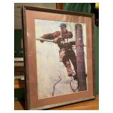 Framed print inspired by Norman Rockwell