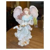Beautiful Seraphim Classics Happy Anniversary “50 Years of Love” figurine (84393) exclusively for Roman, Inc. in original box with COA…..7-3/4” tall