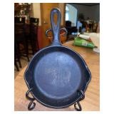Unmarked 6-3/4” cast iron skillet