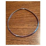 Italian Sterling 16” Omega Chain Choker…..25.2 grams