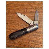 Vintage Barlow 2-blade pocket knife…..3-1/2” closed