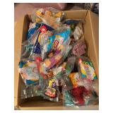 Box of unopened McDonald’s Happy Meal toys…..Barbie, TY Beanies
