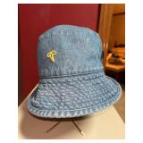 Grouping of ladies denim bucket hats (see all pics)…..one had pins all around and khaki is Liz Claiborne