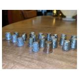 Grouping of collectible thimbles