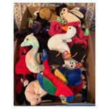 Box of TY Beanies Babies