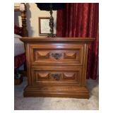 Great looking MCM Link-Taylor 2-drawer nightstand….26 x 17 x 23 tall…..one very minor blemish on top