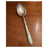Sterling Easterling Rose Spray Serving Spoon…..67.9 grams