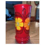 Beautiful Mexican Folk Art Vase…..11-3/4” tall