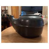 Cast Iron No.8 Stove Top Coffee/Tea Pot Kettle with Swing Top
