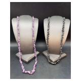 Assorted lengths and design of costume necklaces…..please see all pics