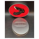 NEW in original tin Winchester “Dad” engraved blade folding knife