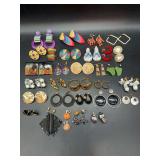 Nice grouping of vintage earrings…..post-back, clip-on