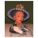 2002 ￼Signed Limited Edition (871/2500) Cameo Girls Deluxe Lady Vase “Celeste 1953 Sunday Best”…..7” tall and in original box