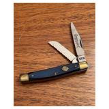 Schrade Cope USA Copenhagen Snuff advertising 2-blade pocket knife….3-1/2” closed