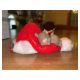 Limited Edition Charming Tails by Fitz & Floyd “The Nap Before Christmas” figurine….5” long and in original box…..87/155