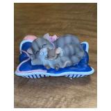 NIB Limited Edition (89/146) Fitz & Floyd Charming Tails “Cat Nap” figurine…..4” long x 2” tall….in original box
