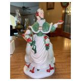 Lenox Katherine Princess Porcelain Figurine, 1999 Annual Christmas Princess limited edition…..10-1/2” tall