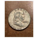 1962 Franklin Silver Half Dollar (90% silver)