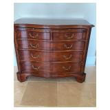 Five drawer with pull out shelf century chest