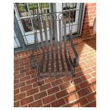 Heavy outdoor rocking chair