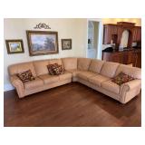 All Leather Sectional Sofa