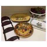 Fruit and Floral Style Decor and Platters