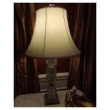 Very Pretty Crystal Lamp with a marble base