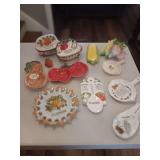 Group of kitchen ceramics. See photos.